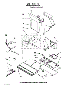 06 - Unit Parts parts for Whirlpool Refrigerator GX5FHDXVY08 / from AppliancePartsPros.com