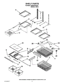 07 - Shelf Parts parts for Whirlpool Refrigerator GB2FHDXWS05 / from AppliancePartsPros.com