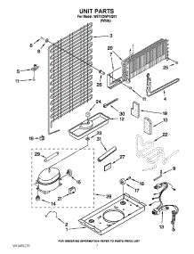 04 - Unit Parts parts for Whirlpool Refrigerator W5TXDWFXQ01 / from AppliancePartsPros.com