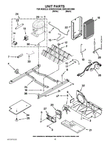 09 - Unit Parts parts for Whirlpool Refrigerator ED5VHEXVB09 / from AppliancePartsPros.com