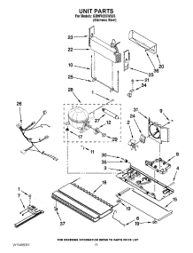 07 - Unit Parts parts for Whirlpool Refrigerator GB9FHDXWS05 / from AppliancePartsPros.com