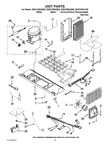 09 - Unit Parts parts for Whirlpool Refrigerator 3WSC19D4XB00 / from AppliancePartsPros.com