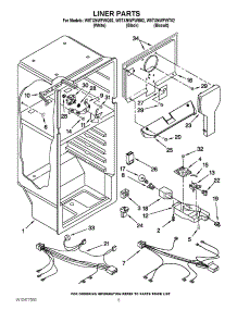 03 - Liner Parts parts for Whirlpool Refrigerator W8TXNWFWB02 / from AppliancePartsPros.com