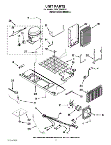 07 - Unit Parts parts for Whirlpool Refrigerator 3WSC20N4XY01 / from AppliancePartsPros.com
