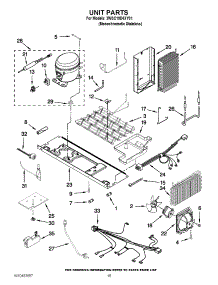 09 - Unit Parts parts for Whirlpool Refrigerator 3WSC19D4XY01 / from AppliancePartsPros.com