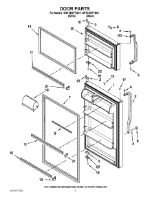 02 - Door Parts parts for Whirlpool Refrigerator W8TXEGFYQ01 / from AppliancePartsPros.com
