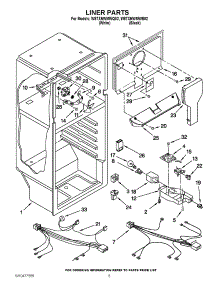 03 - Liner Parts parts for Whirlpool Refrigerator W8TXNWMWQ02 / from AppliancePartsPros.com