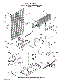 04 - Unit Parts parts for Whirlpool Refrigerator W8TXNWMWQ02 / from AppliancePartsPros.com