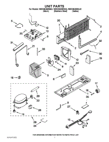 04 - Unit Parts parts for Whirlpool Refrigerator W8RXNGMWB02 / from AppliancePartsPros.com