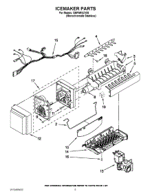 05 - Icemaker Parts parts for Whirlpool Refrigerator GI6FARXXY06 / from AppliancePartsPros.com