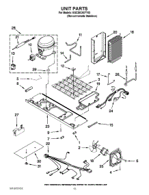 09 - Unit Parts parts for Whirlpool Refrigerator GSC25C4EYY03 / from AppliancePartsPros.com