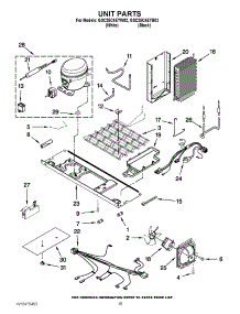 09 - Unit Parts parts for Whirlpool Refrigerator GSC25C4EYB02 / from AppliancePartsPros.com