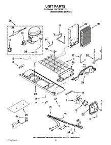 09 - Unit Parts parts for Whirlpool Refrigerator GSC25C5EYY03 / from AppliancePartsPros.com