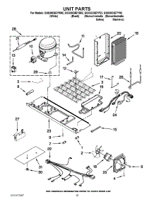 09 - Unit Parts parts for Whirlpool Refrigerator GSS30C6EYB02 / from AppliancePartsPros.com