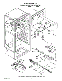 03 - Liner Parts parts for Whirlpool Refrigerator W8TXEWFYB01 / from AppliancePartsPros.com
