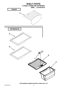 05 - Shelf Parts parts for Whirlpool Refrigerator W1RXNGFXQ00 / from AppliancePartsPros.com