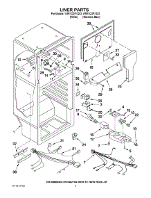 03 - Liner Parts parts for Whirlpool Refrigerator W8RXCGFXQ02 / from AppliancePartsPros.com