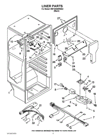 03 - Liner Parts parts for Whirlpool Refrigerator W8TXNGMWB02 / from AppliancePartsPros.com