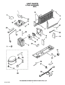 04 - Unit Parts parts for Whirlpool Refrigerator W8TXNGMWB02 / from AppliancePartsPros.com