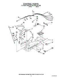 11 - Control Parts parts for Whirlpool Refrigerator ED5KVEXVQ06 / from AppliancePartsPros.com