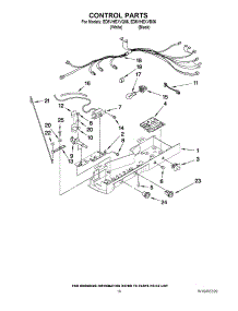 11 - Control Parts parts for Whirlpool Refrigerator ED5VHEXVQ06 / from AppliancePartsPros.com