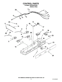 11 - Control Parts parts for Whirlpool Refrigerator 6GD5SHGXSS09 / from AppliancePartsPros.com