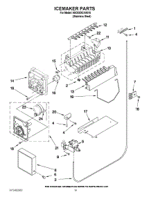 12 - Icemaker Parts parts for Whirlpool Refrigerator 6GD25DCXHS15 / from AppliancePartsPros.com