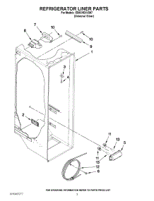02 - Refrigerator Liner Parts parts for Whirlpool Refrigerator ED5GVEXVD07 / from AppliancePartsPros.com