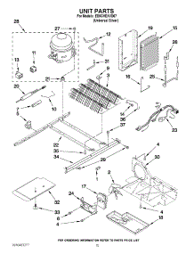 09 - Unit Parts parts for Whirlpool Refrigerator ED5GVEXVD07 / from AppliancePartsPros.com