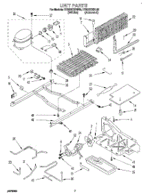 06 - Unit parts for Roper Refrigerator RT20DKXBW00 / from AppliancePartsPros.com