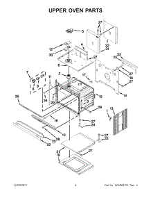 02 - Upper Oven Parts parts for Whirlpool Oven WOD93EC0AE01 / from AppliancePartsPros.com