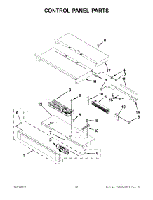 06 - Control Panel Parts parts for Whirlpool Oven WOD93EC7AB01 / from AppliancePartsPros.com