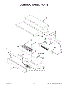 06 - Control Panel Parts parts for Whirlpool Oven WOD51EC7AW01 / from AppliancePartsPros.com