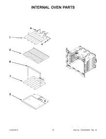 05 - Internal Oven Parts parts for Whirlpool Oven WOD51EC7AS01 / from AppliancePartsPros.com