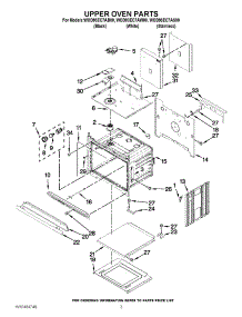 02 - Upper Oven Parts parts for Whirlpool Oven WOD93EC7AS00 / from AppliancePartsPros.com