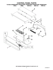 06 - Control Panel Parts parts for Whirlpool Oven WOD93EC0AB00 / from AppliancePartsPros.com