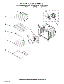 05 - Internal Oven Parts parts for Whirlpool Oven WOD93EC7AW00 / from AppliancePartsPros.com