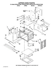 02 - Upper Oven Parts parts for Whirlpool Oven WOD51EC7AW00 / from AppliancePartsPros.com