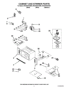 05 - Cabinet And Stirrer Parts parts for Whirlpool Oven WOC54EC0AW00 / from AppliancePartsPros.com
