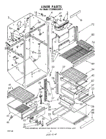03 - Liner parts for Whirlpool Refrigerator ET20MKXLWR1 / from AppliancePartsPros.com