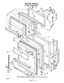 06 - Door , Not Illustrated And Optional parts for Whirlpool Refrigerator ET20MKXLWR1 / from AppliancePartsPros.com