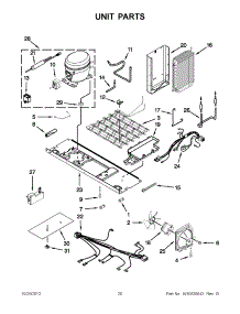 10 - Unit Parts parts for Whirlpool Refrigerator WRS965CIAE00 / from AppliancePartsPros.com