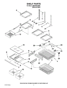 07 - Shelf Parts parts for Whirlpool Refrigerator GB2FHDXWS06 / from AppliancePartsPros.com
