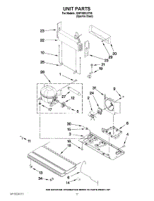 09 - Unit Parts parts for Whirlpool Refrigerator GI6FARXXF05 / from AppliancePartsPros.com