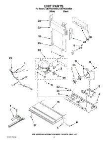 06 - Unit Parts parts for Whirlpool Refrigerator GB2FHDXWB04 / from AppliancePartsPros.com