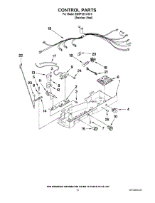11 - Control Parts parts for Whirlpool Refrigerator ED5PVEXWS13 / from AppliancePartsPros.com