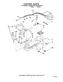 11 - Control Parts parts for Whirlpool Refrigerator ED5VHEXVQ08 / from AppliancePartsPros.com