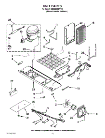 09 - Unit Parts parts for Whirlpool Refrigerator GSC25C4EYY02 / from AppliancePartsPros.com