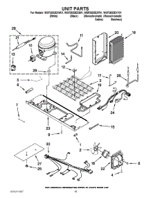 09 - Unit Parts parts for Whirlpool Refrigerator WSF26D2EXF01 / from AppliancePartsPros.com