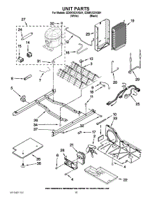 09 - Unit Parts parts for Whirlpool Refrigerator ED5KVEXVQ01 / from AppliancePartsPros.com